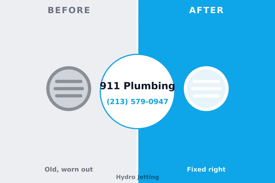 Before and after: plumbing repair Hawthorne, FL